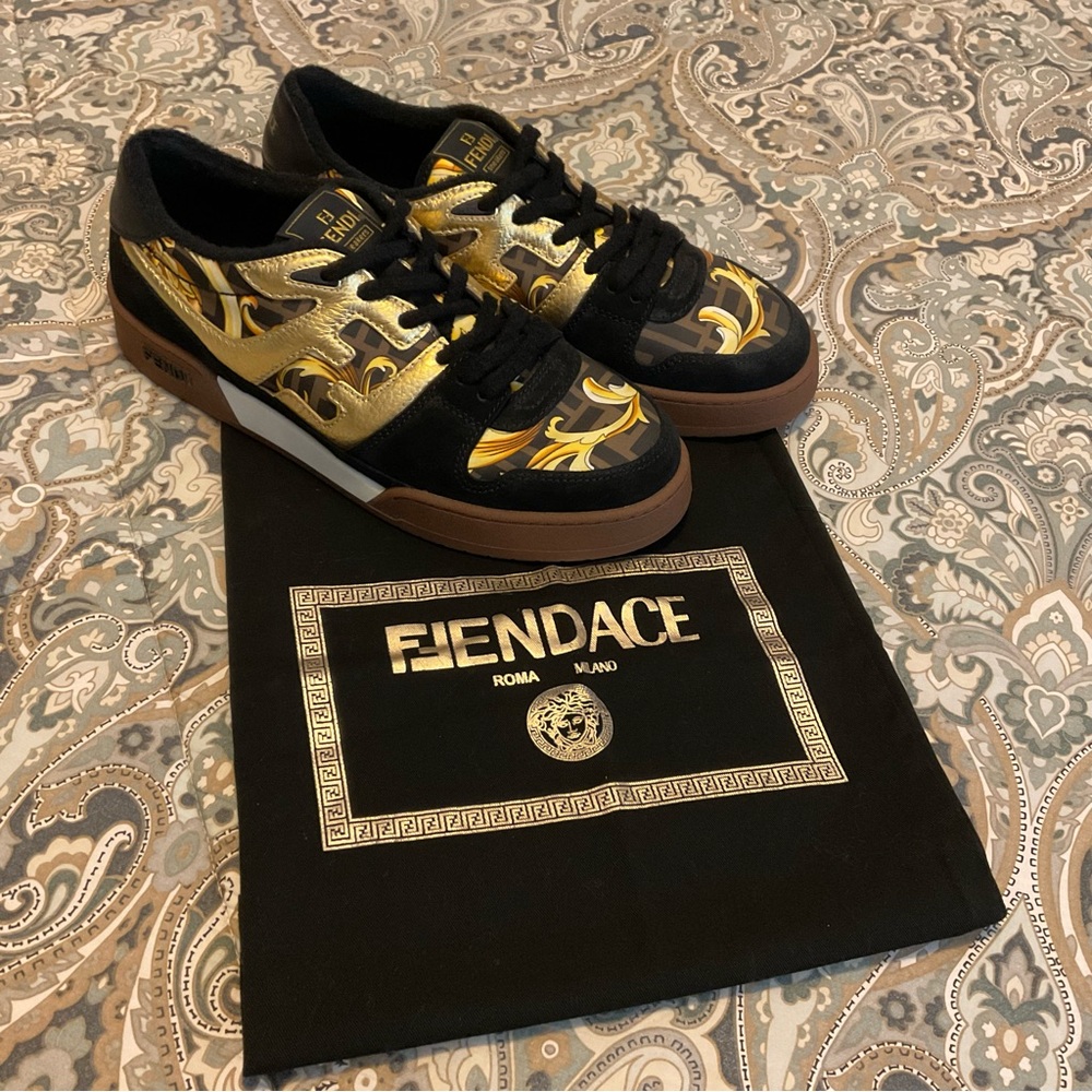 New Fendi X Versace Fendace Match Mens UK 10 US 11
